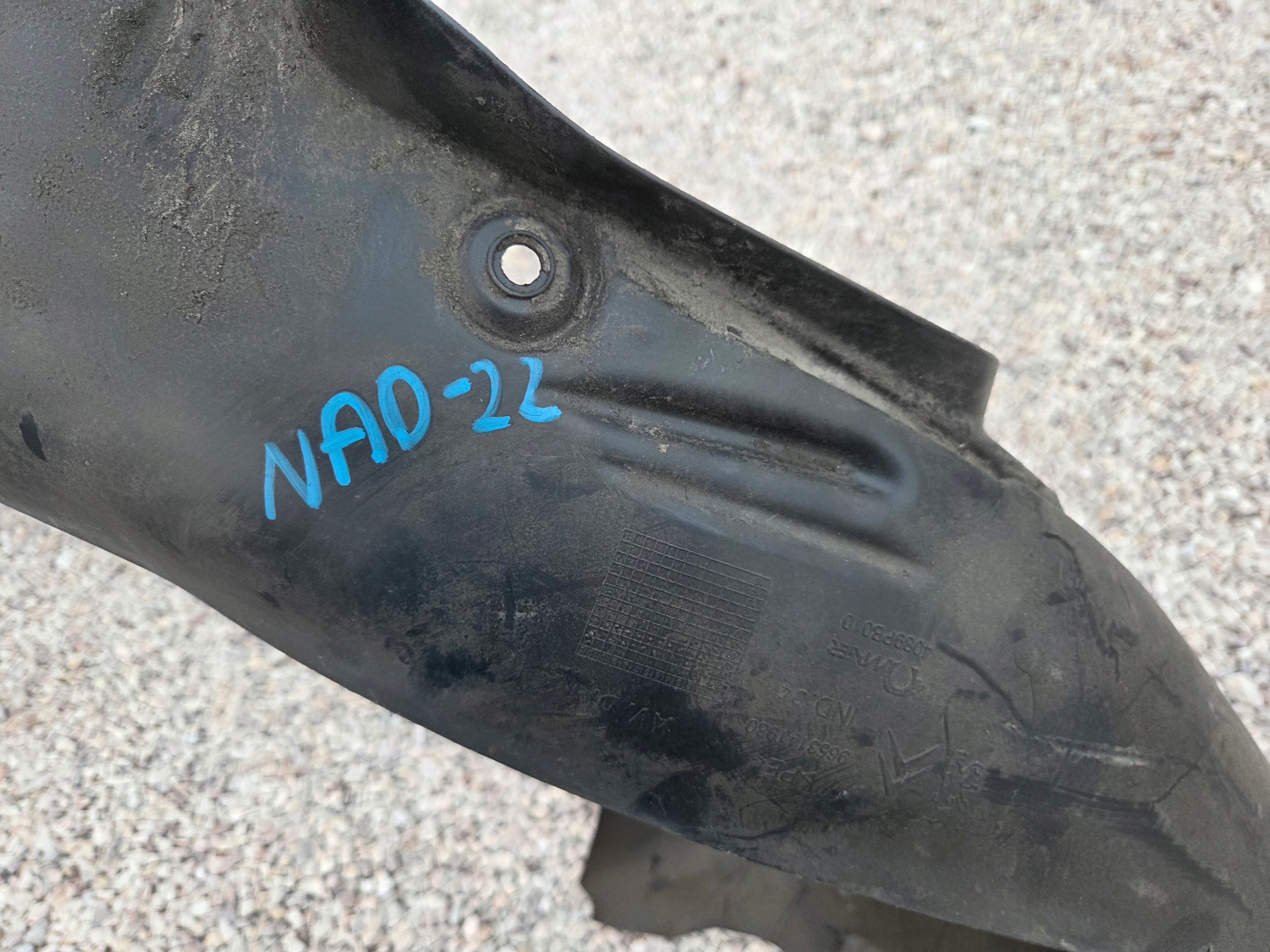 mudguard front right Citroen C4 Grand Picasso 9653141980