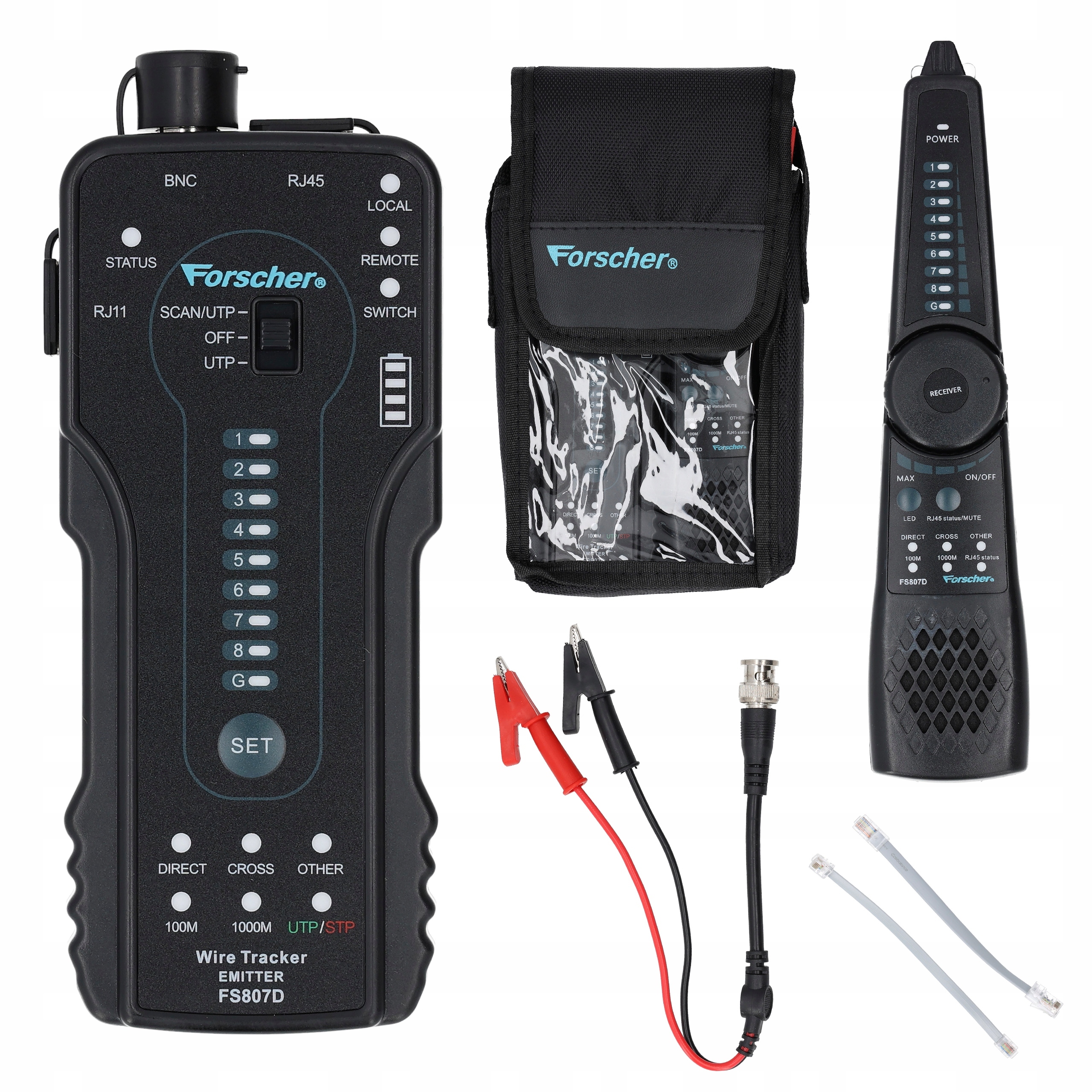 Forscher FS807D Tester Szukacz Par Przewodów Kabli