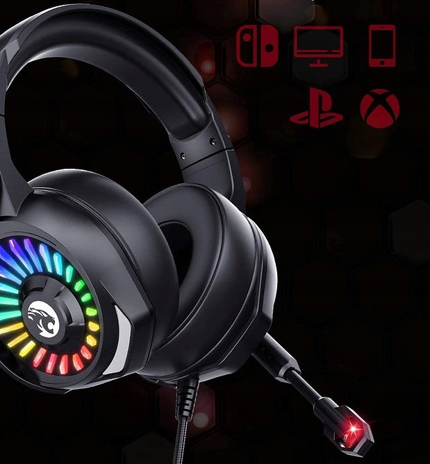 SŁUCHAWKI NAUSZNE GAMINGOWE E-SPORTS GAMES RGB 7.1 Marka Creative