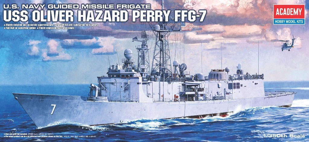 Academy 14102 FFG-7 Uss Oliver Hazard Perry 1:350