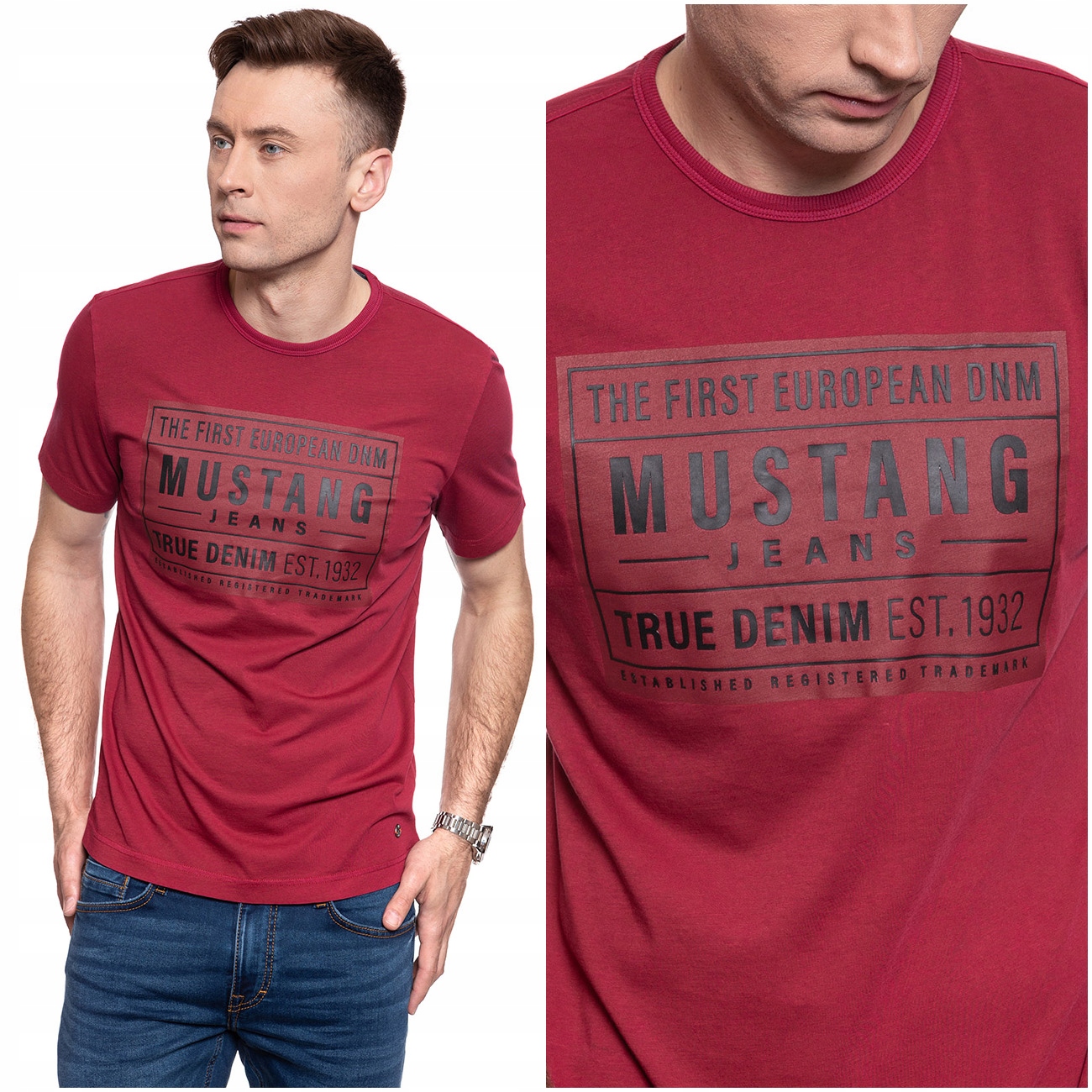 

Mustang Alex C Męska Koszulka T-shirt M
