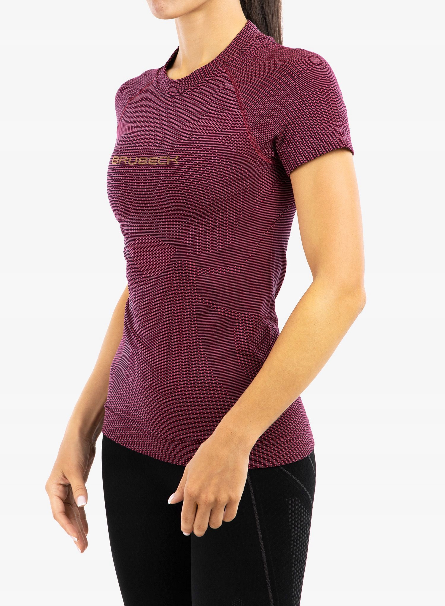 Koszulka termoaktywna damska Brubeck 3D Run Pro T-shirt fuch XL