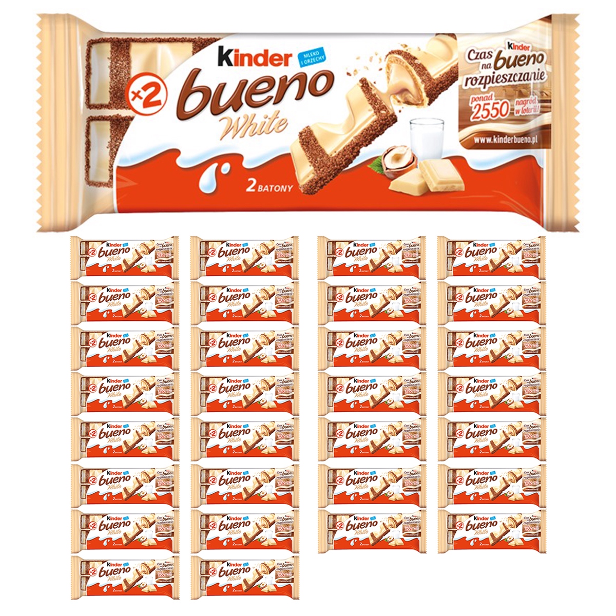 Kinder Bueno White Bílá Tyčinka Ferrero 39 G X 30 Ks