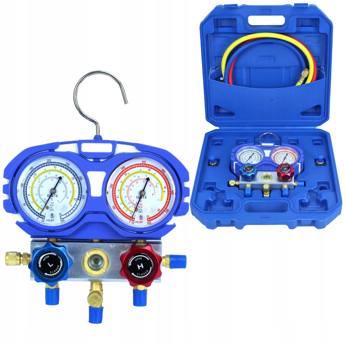 Sada manometrov Aitcool na montáž klimatizácie s káblami R32, R410A