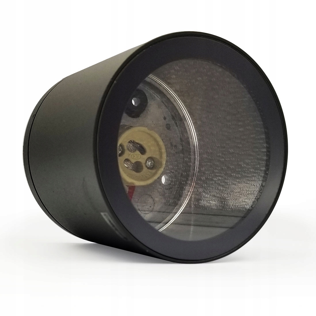 Oprawa Natynkowa Zewnętrzna Czarna Tuba Okrągła Rodzaj gwintu G10