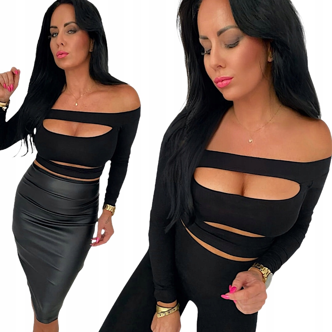 Dámská halenka s dlouhým rukávem, sexy španělský výstřih s výřezy, velikost M 38