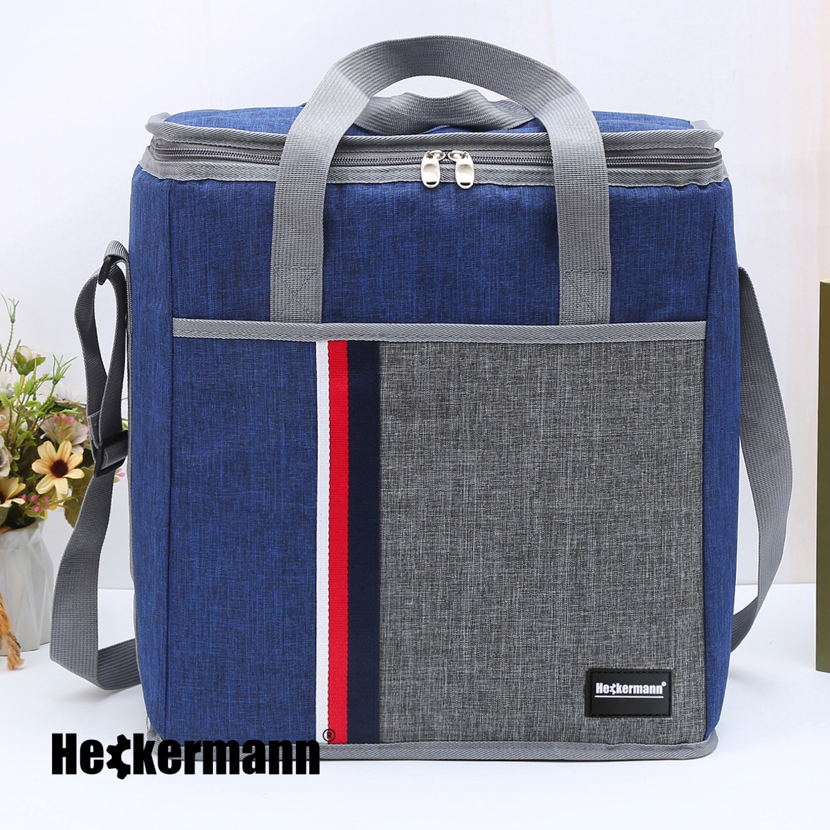 TORBA TERMICZNA PLAŻOWA TURYSTYCZNA NA PIKNIK LODÓWKA DUŻA 30L Marka Heckermann