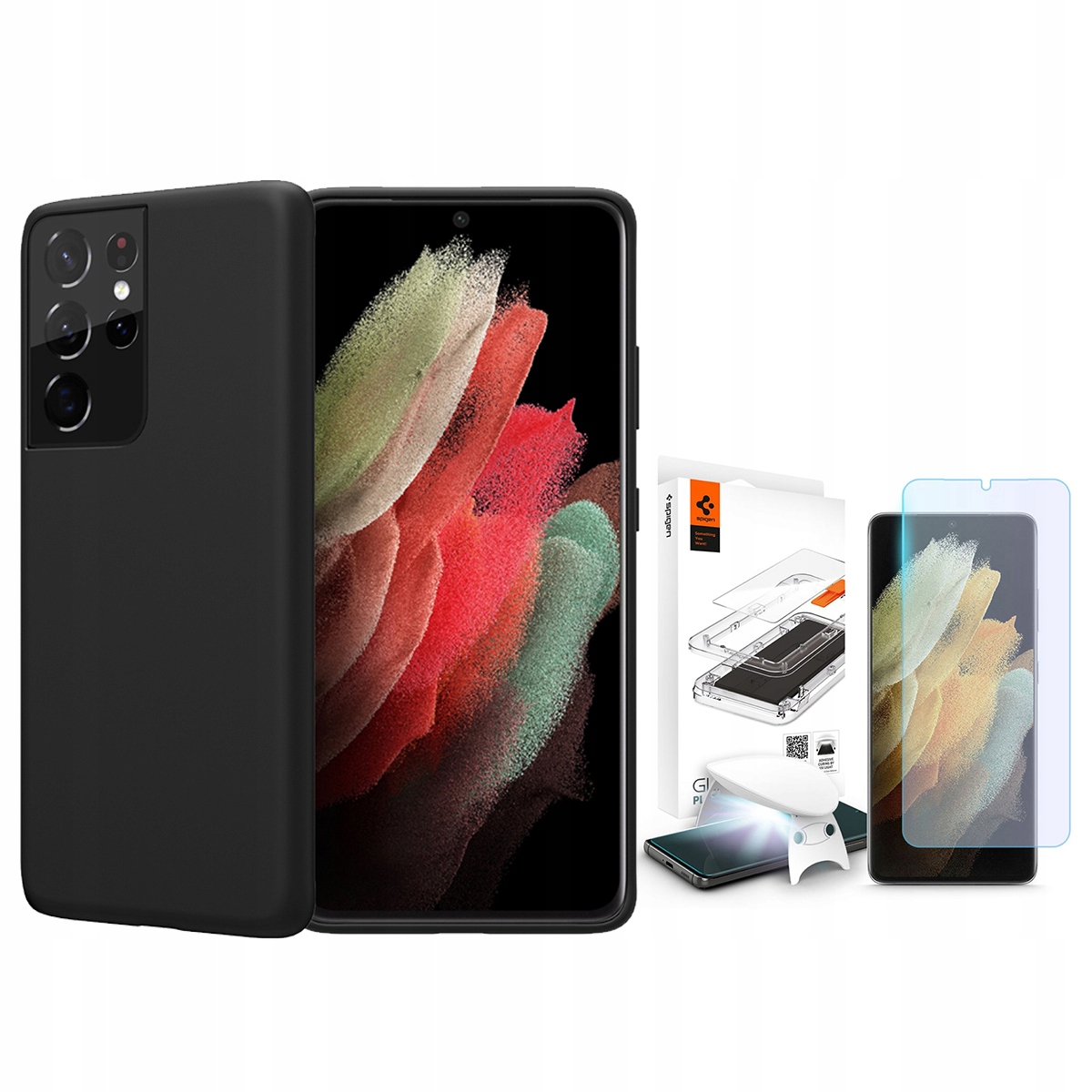 

Nillkin Etui Do Galaxy S21 Ultra + Szkło Spigen