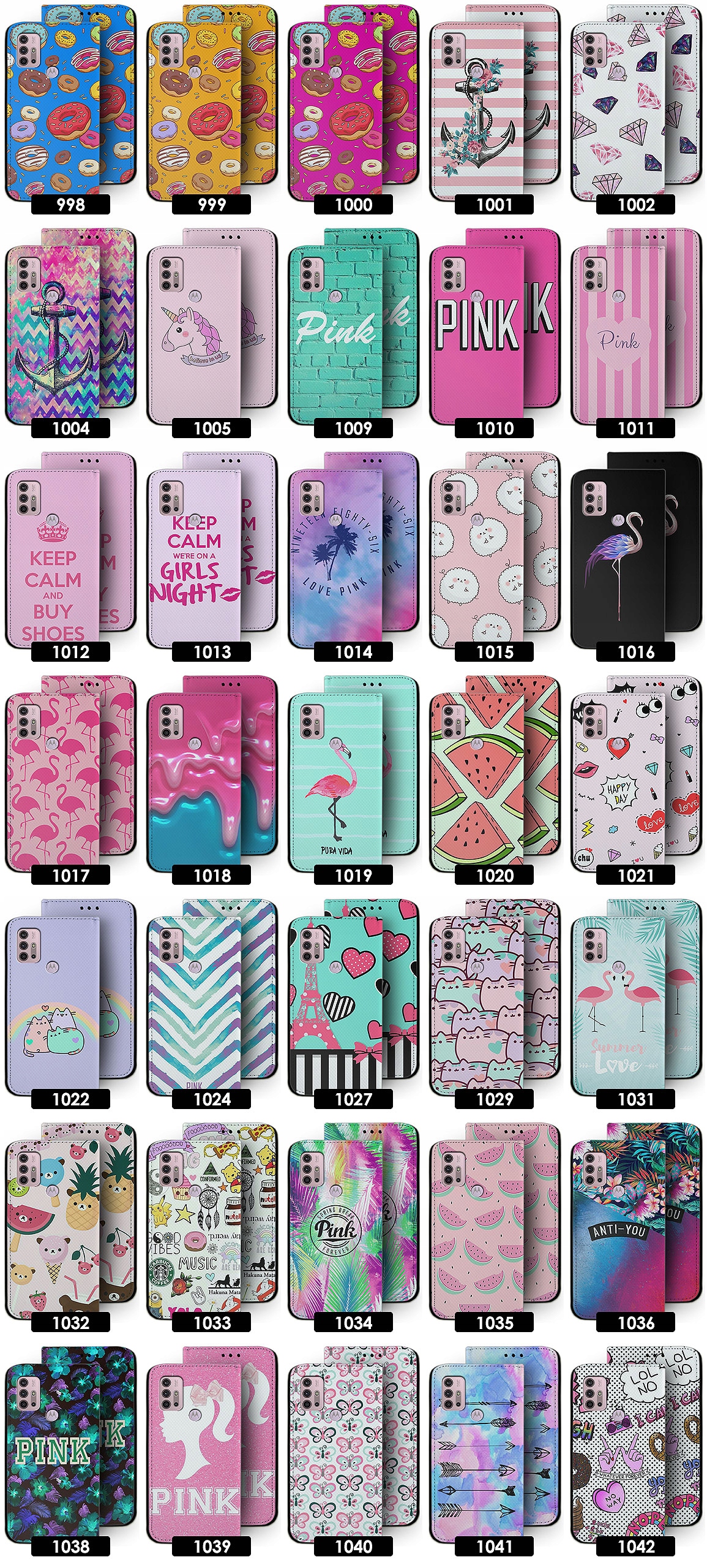 ETUI NAJŁADNIEJSZE DO MOTOROLA MOTO G10 G30 WZORY Dedykowany model Moto G10 G30