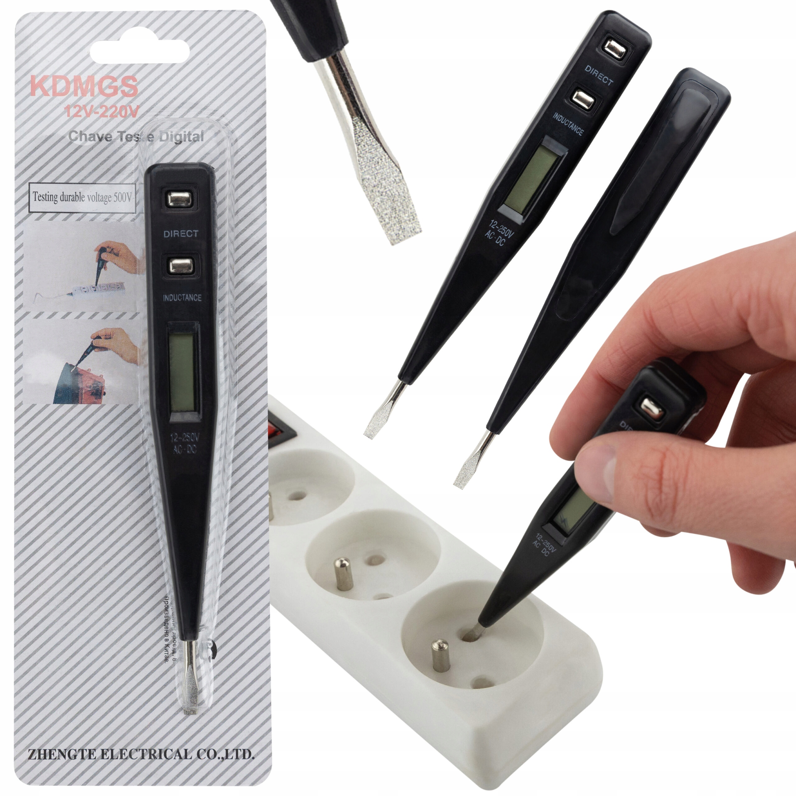 

Elektroniczny Próbnik Miernik Napięcia Detektor