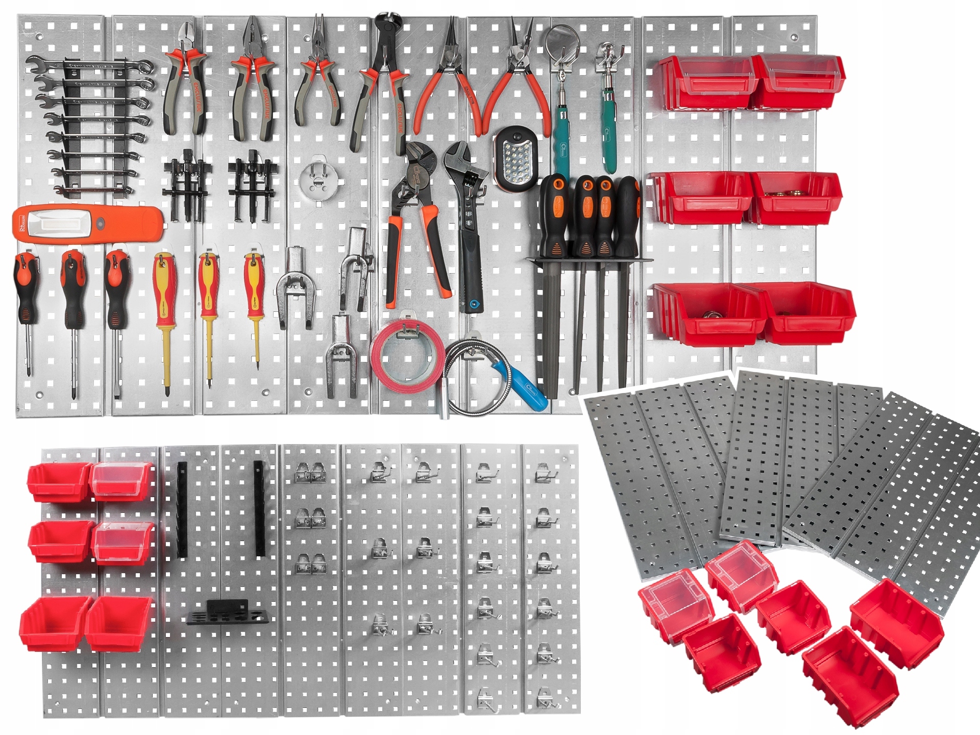 Metalowa tablica ścianka narzędziowa premium warsztatowa 39x58 cm Patrol