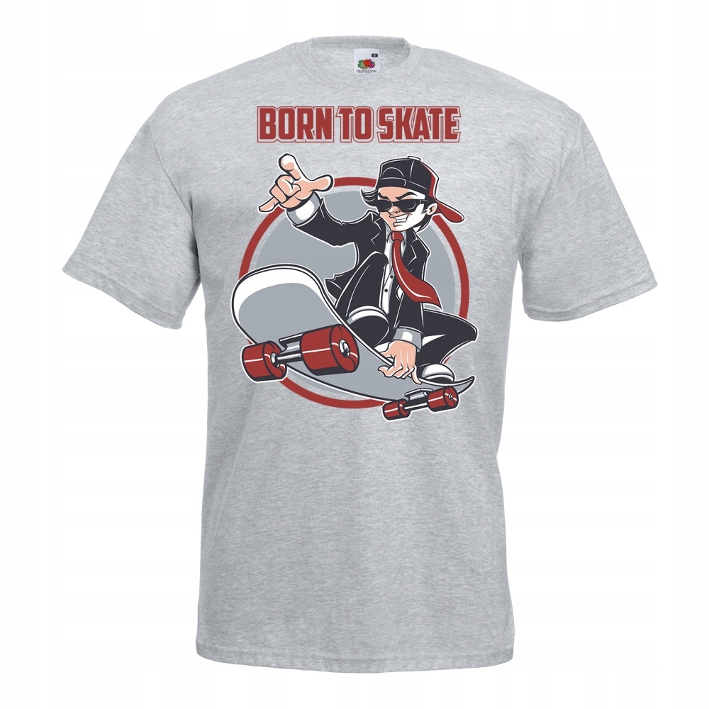 

Koszulka deska deskorolka skateboard S szara