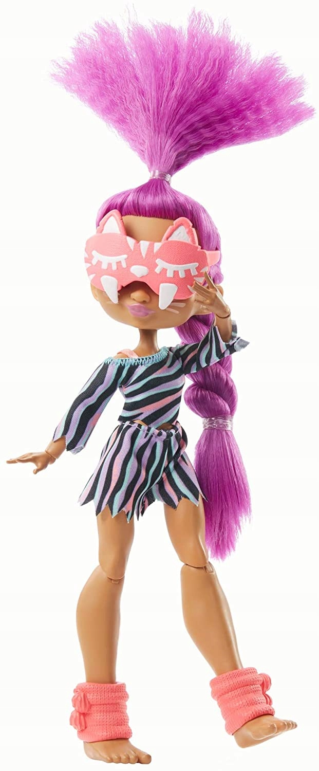 CAVE CLUB PIŻAMA PARTY LALKA ROARALAI RÓŻOWE WŁOSY Marka Mattel