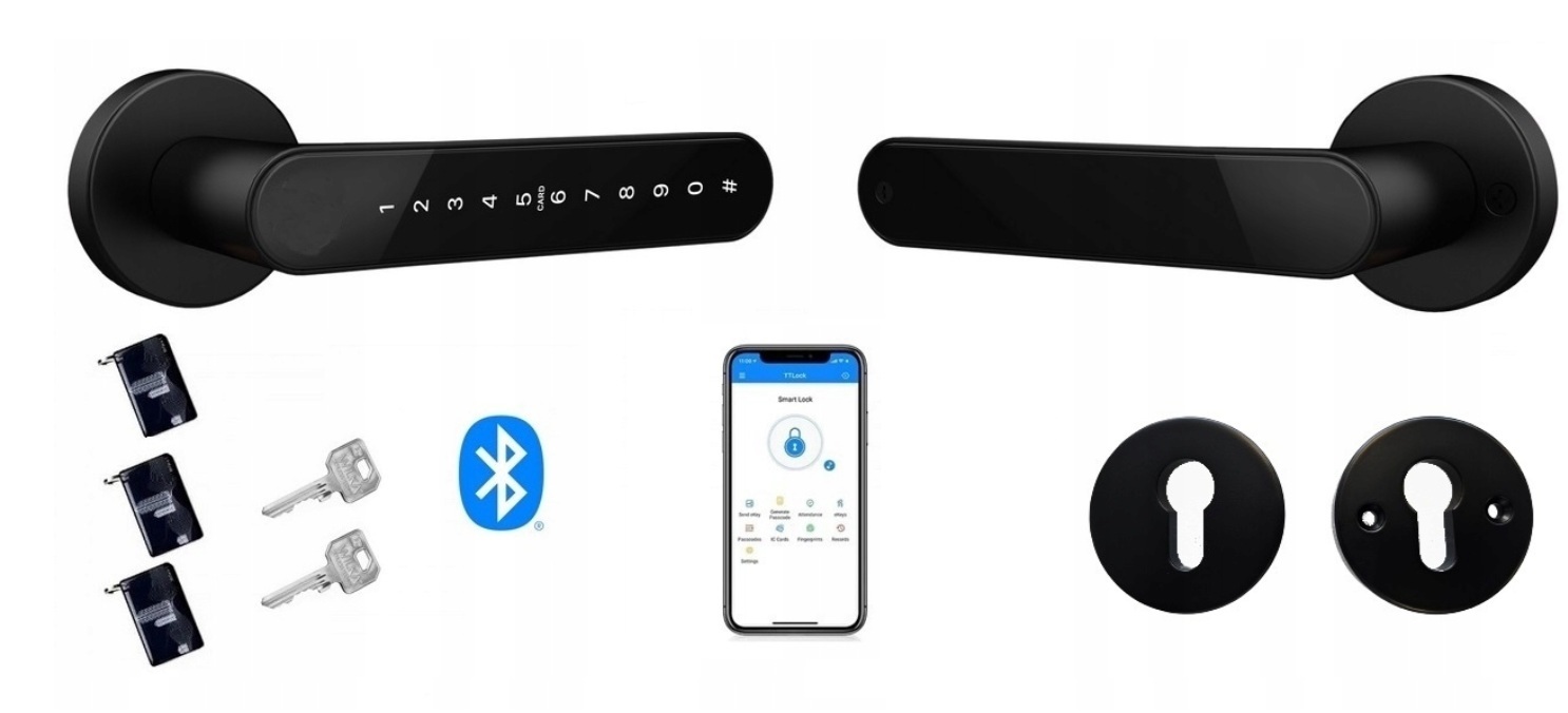 Elektronická kľučka Hato TB33-B Kod WiFi Rfid