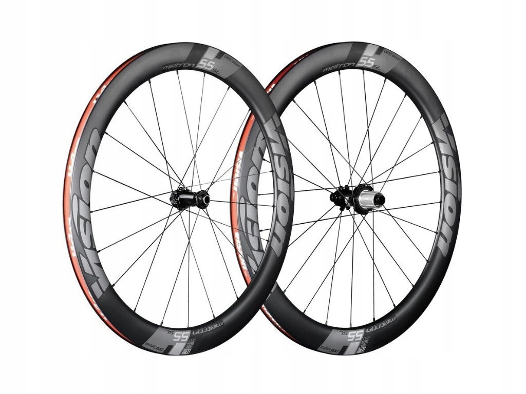 Zestaw kół węglowych Vision Metron 55 Prs disc Tubular/Galuska