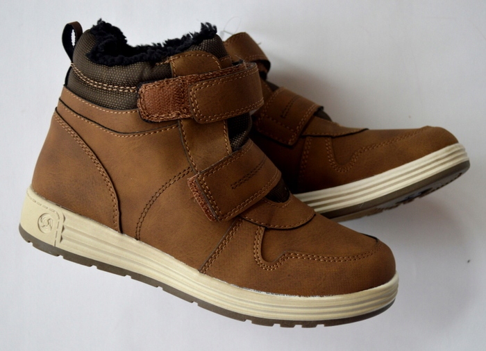 Buty Jesień Zima Za kostkę 34 Rzepy Wkładka 22,5cm Marka Inna marka