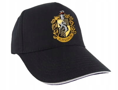 

Czarna Czapka z daszkiem Harry Potter Hufflepuff