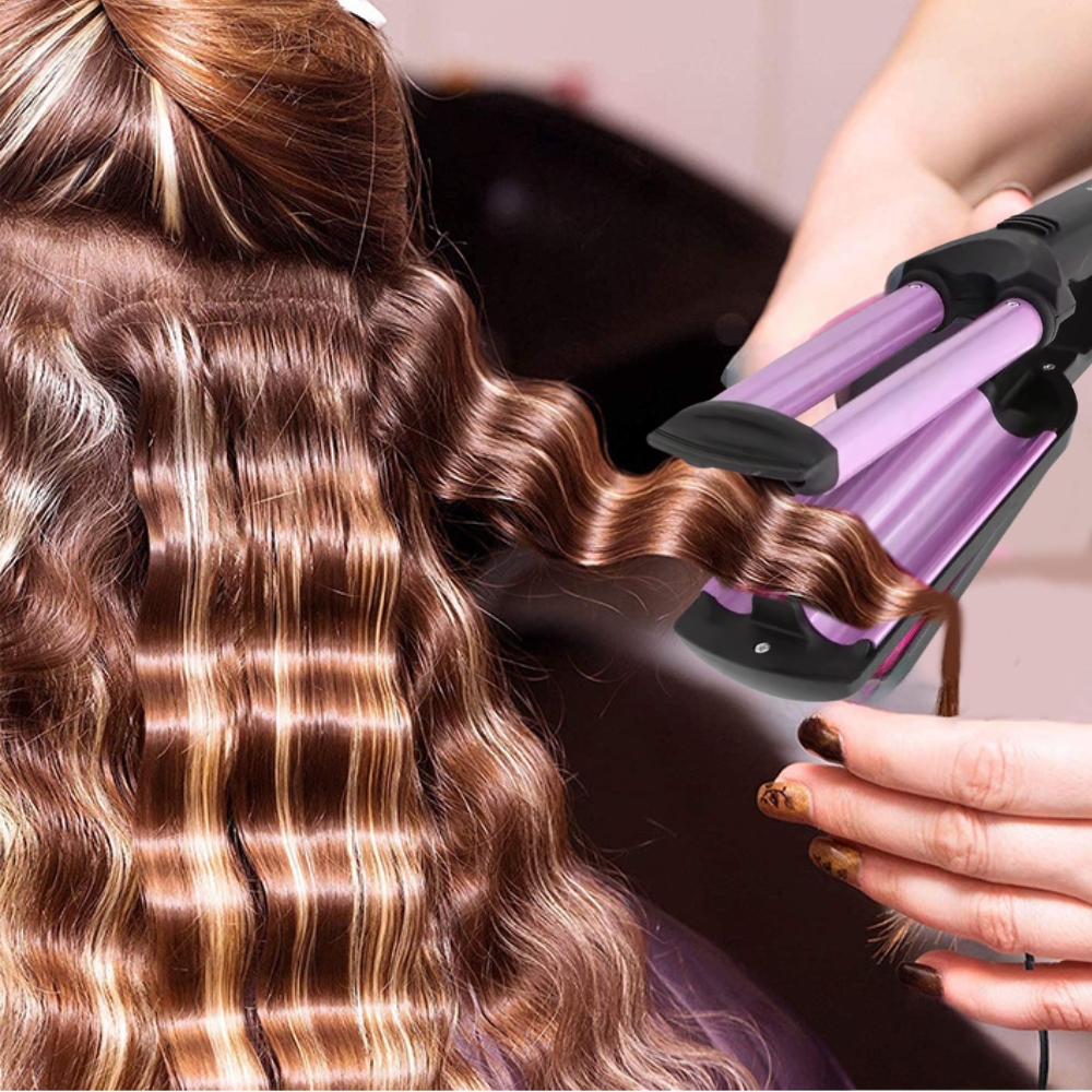 LOKÓWKA DO WŁOSÓW KEMEI FALOWNICA CERAMICZNA KARBOWNICA 55W TPC 200 Stan opakowania oryginalne