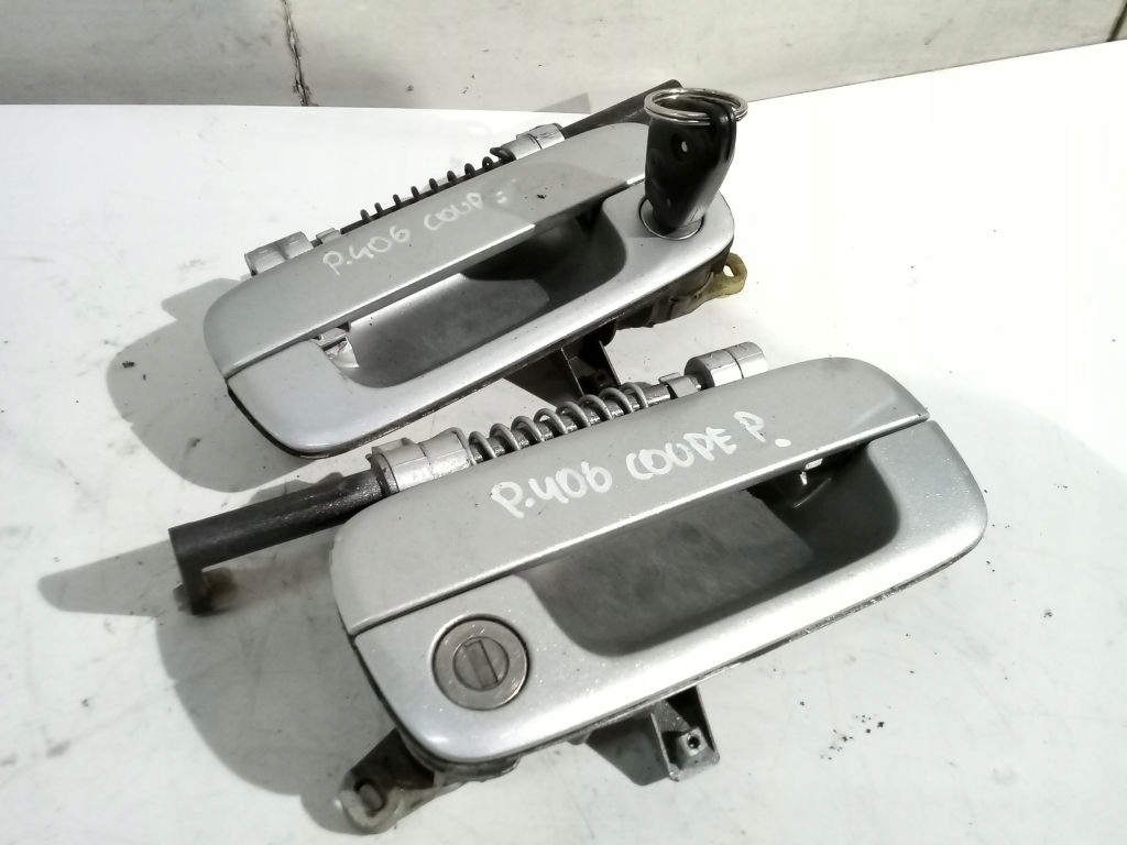 Peugeot 406 Coupe handles exterior right and left + key