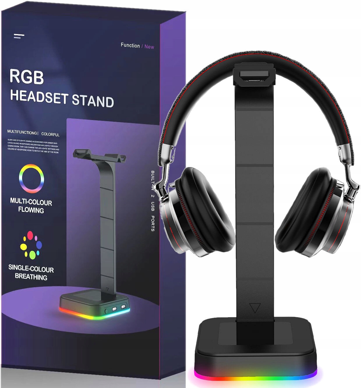 Stojak na słuchawki MOZOS D9 RGB Kod producenta D9