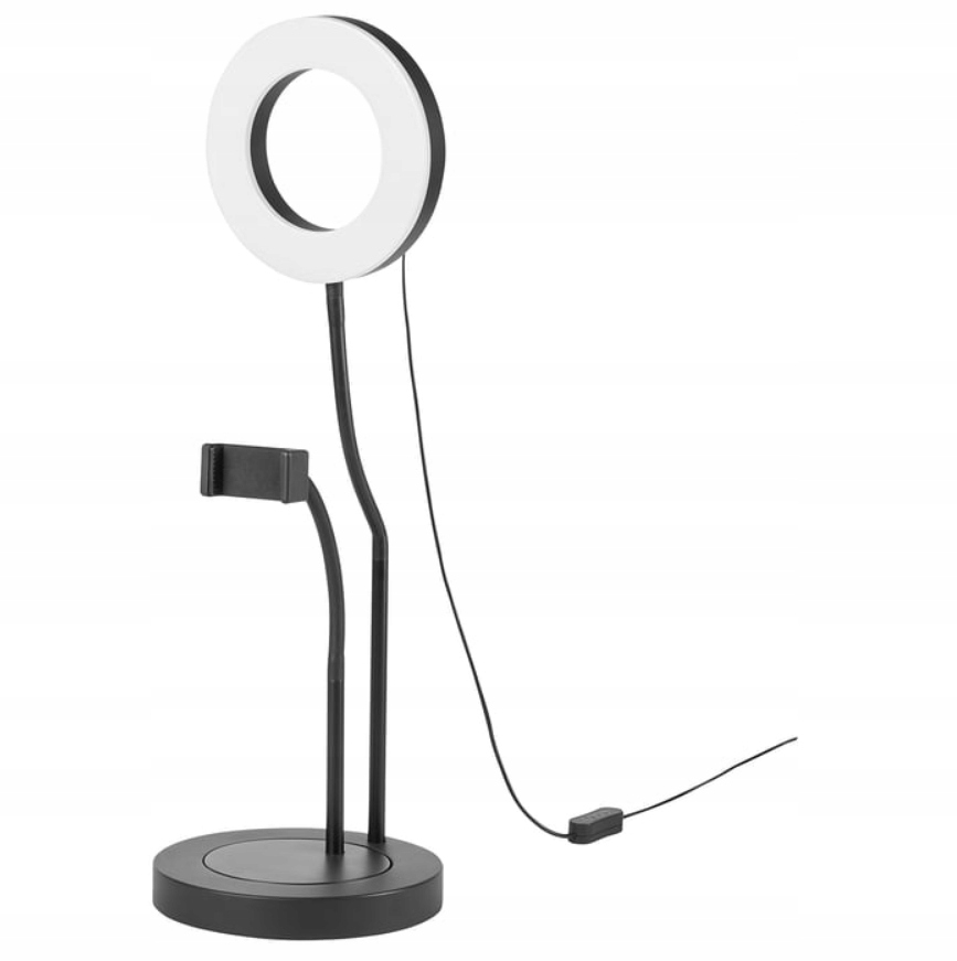 Svítilna s držákem na telefon pro vlogy Ikea Lånespelare