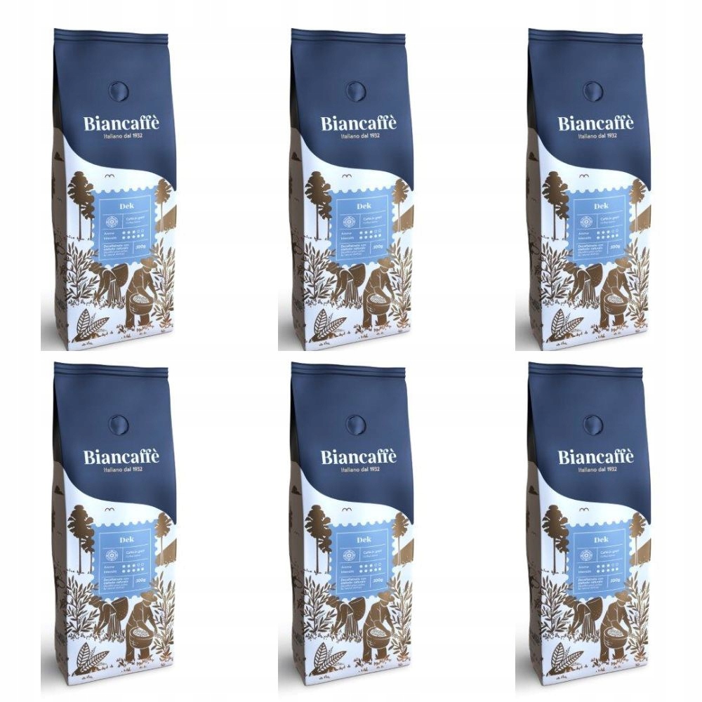 Levně Káva Zrnková Biancaffe Espresso Decaffeinato Dek Bezkofeinová sada 3 kg