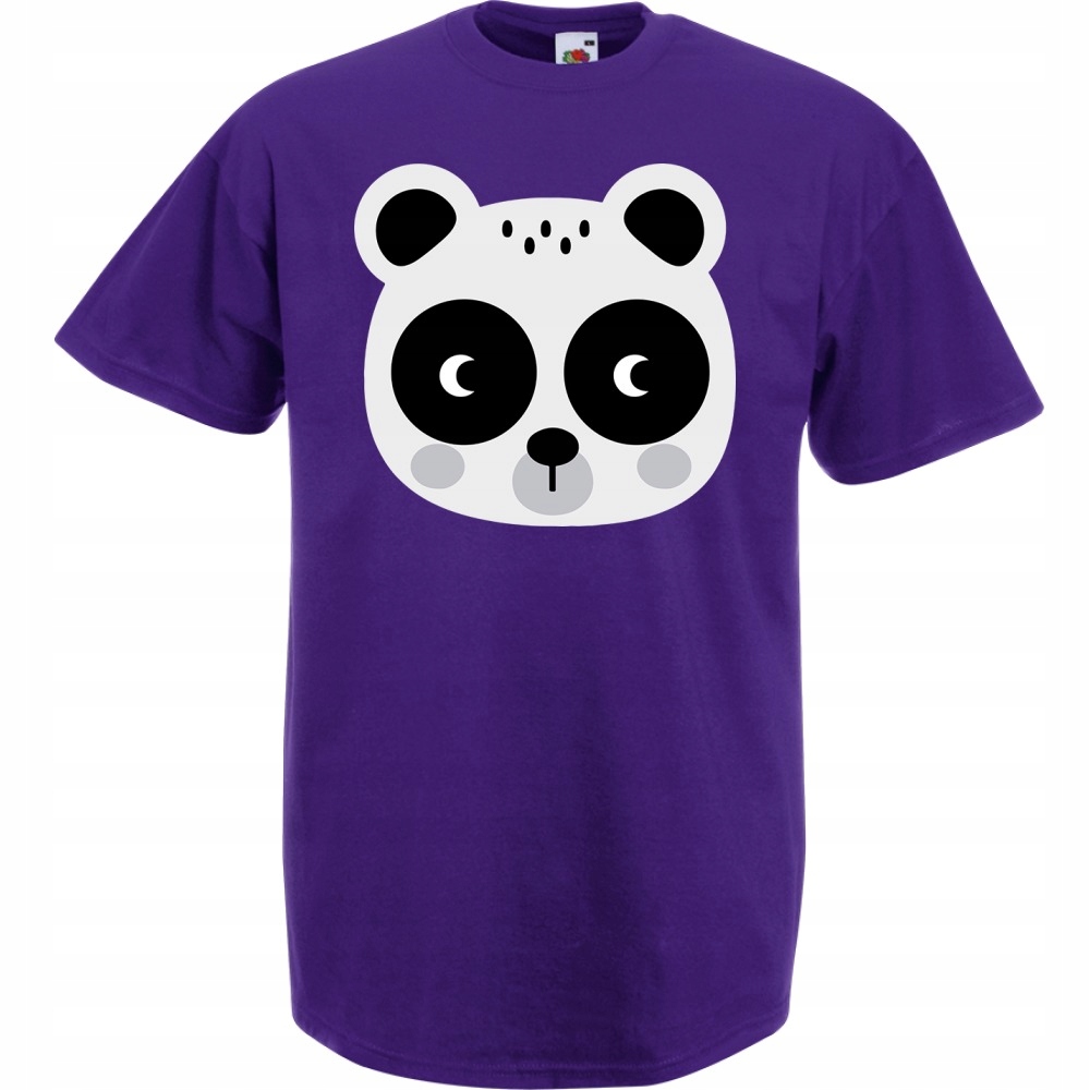 

Koszulka miś panda niedźwiadek bajka L fioletowa