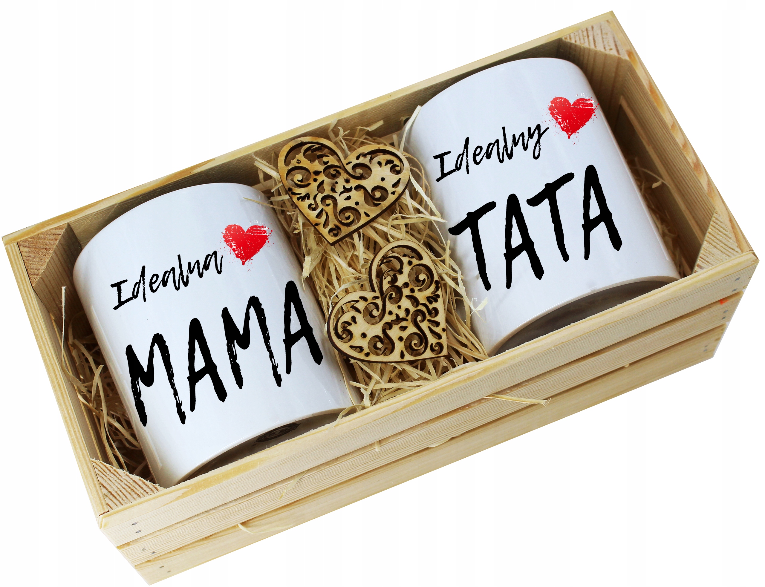 

Dla Mamy I Taty Kubki W Ozdobnej Skrzynce