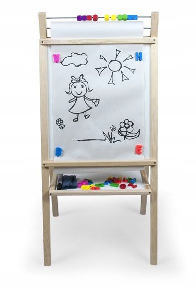 DUŻA TABLICA EDUKACYJNA KREDOWA MAGNETYCZNA 5w1 EAN (GTIN) 5902768826753