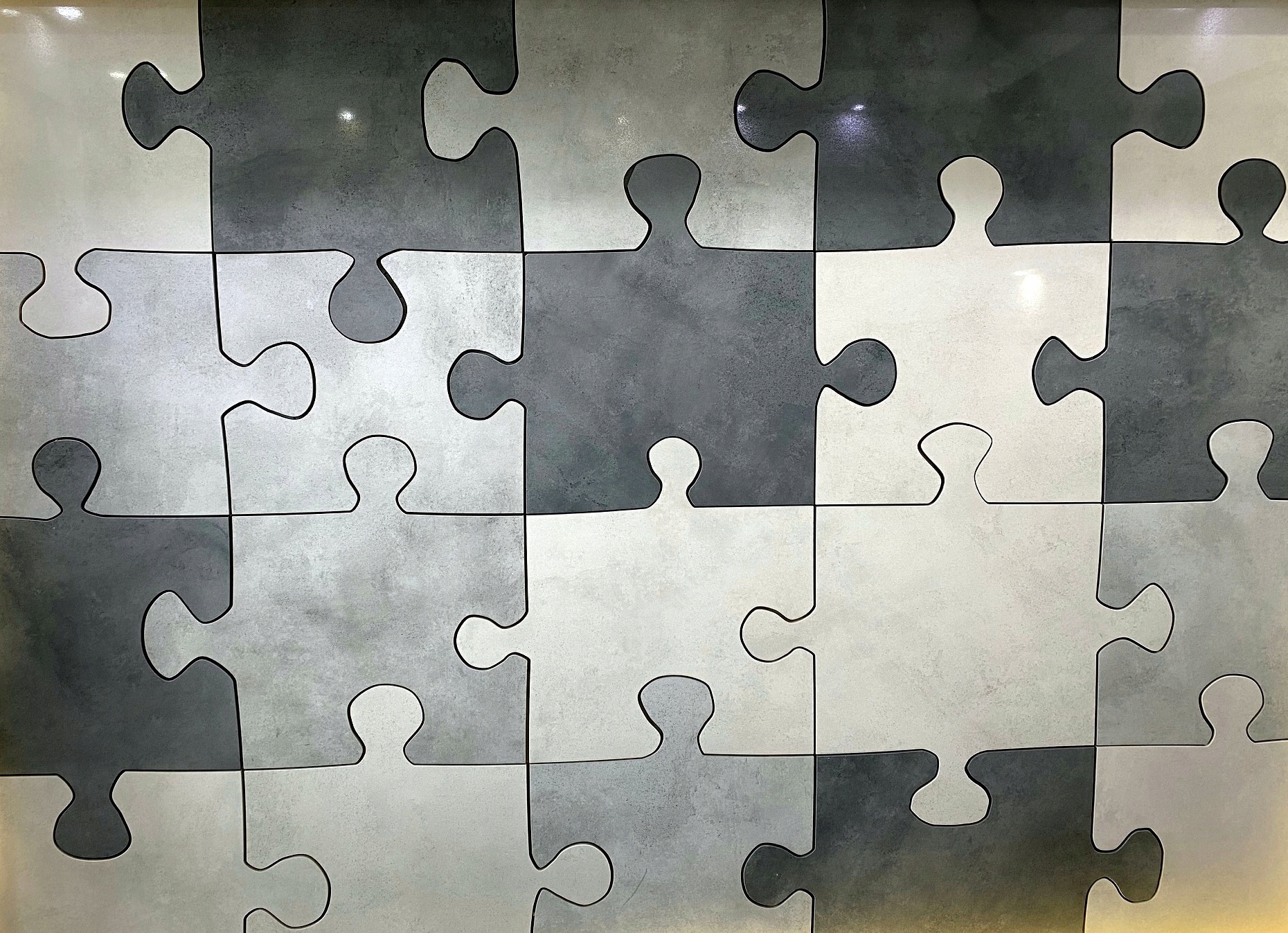 Puzzle 3D GRES dekoracja ścian podłogi NA WYMIAR Marka inna