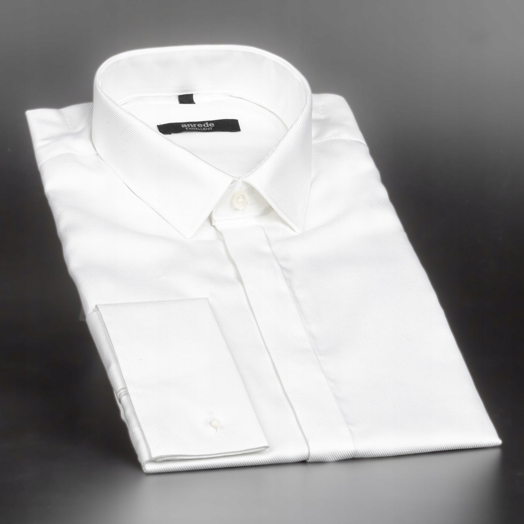 Luxusní pánská košile na manžetové knoflíčky Anrede Šohaj Strážnice, bílá…