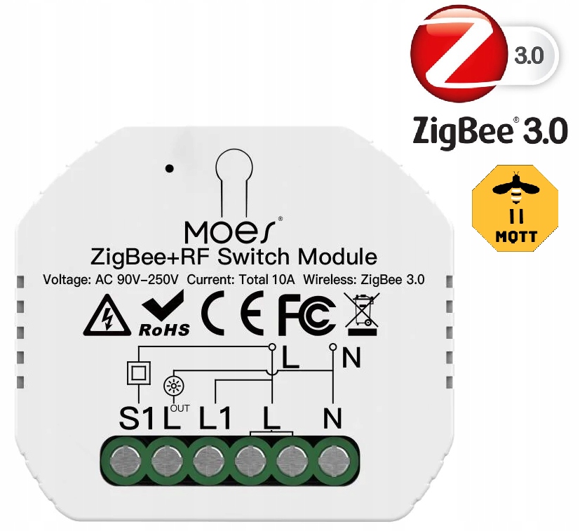 

Sterownik ZigBee Rf Tuya Beznapięciowy