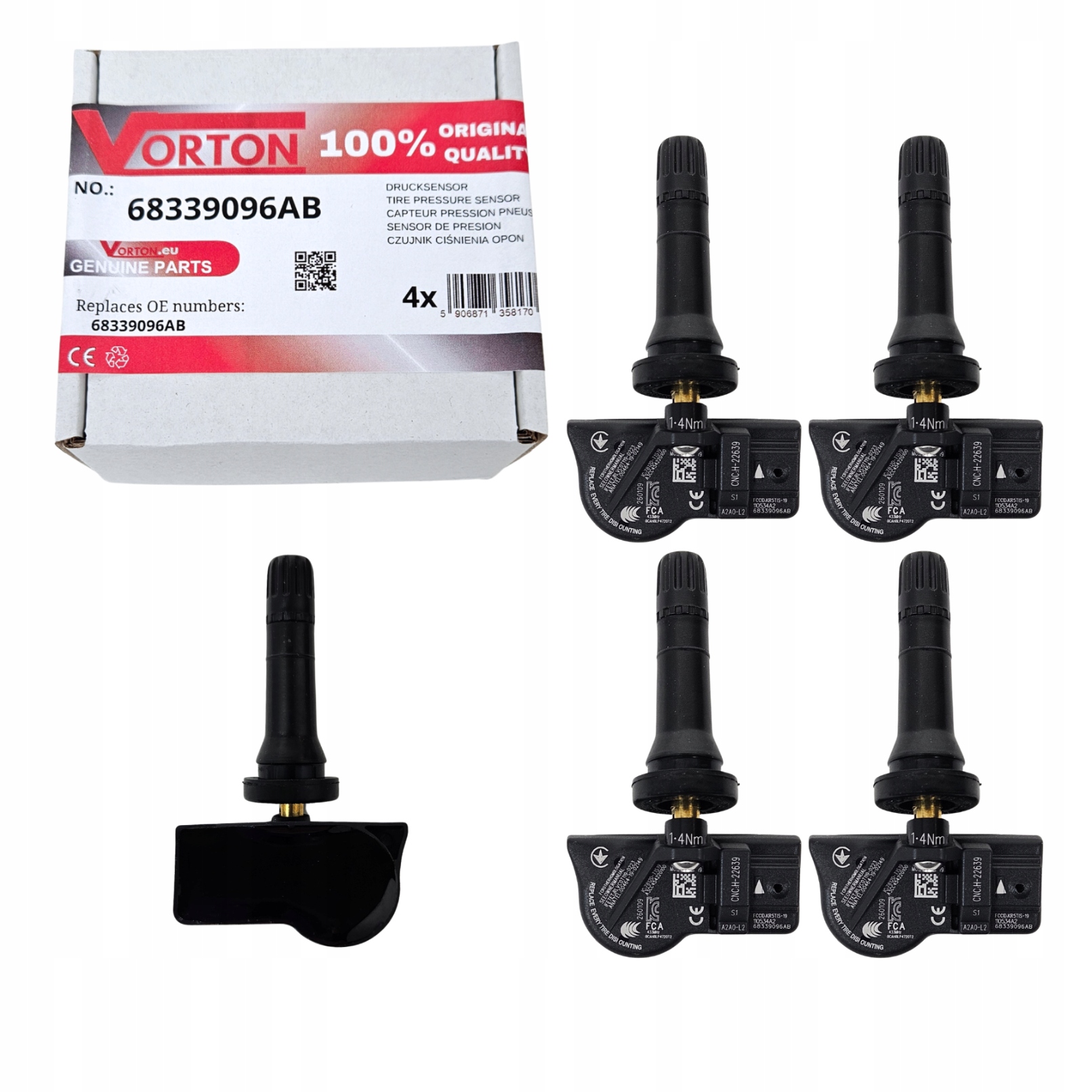 Senzory Tlaku Koles Tpms Jeep Wrangler Gladiator Grand Cherokee Wagoneer