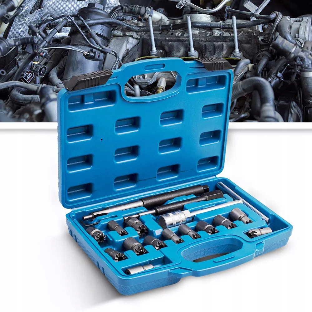 Frézy Na Čištění Zásuvek Vstřikovačů Frézy Vstřikovačů 17 Ks