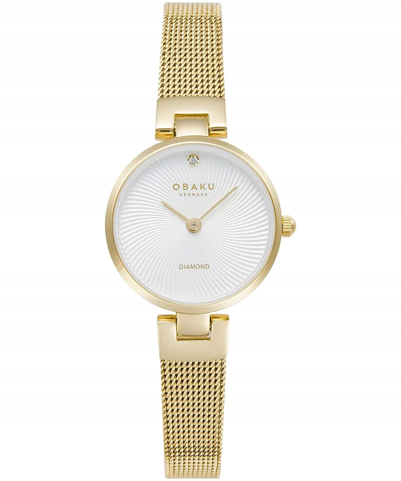 Dámské hodinky Obaku Diamant Petite Gold