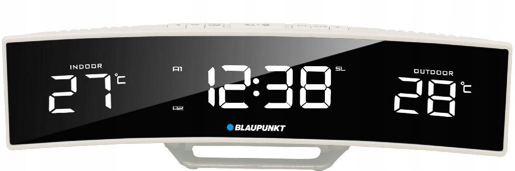 BLAUPUNKT RADIOBUDZIK Z ZEW/WEW TERMOMETREM CR12WH
