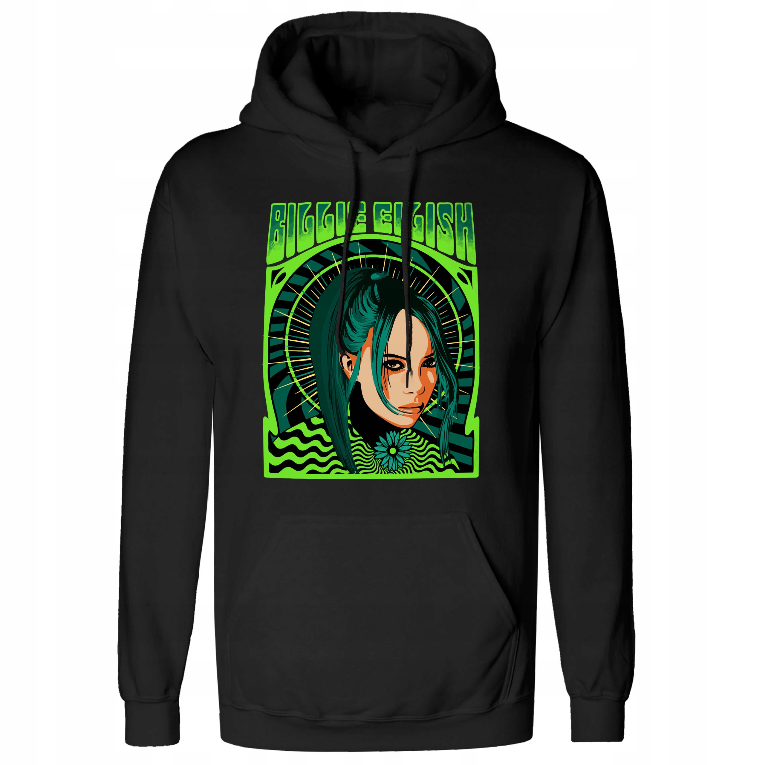 

Damska Bluza Z Kapturem Billie Eilish Bilie Roz S