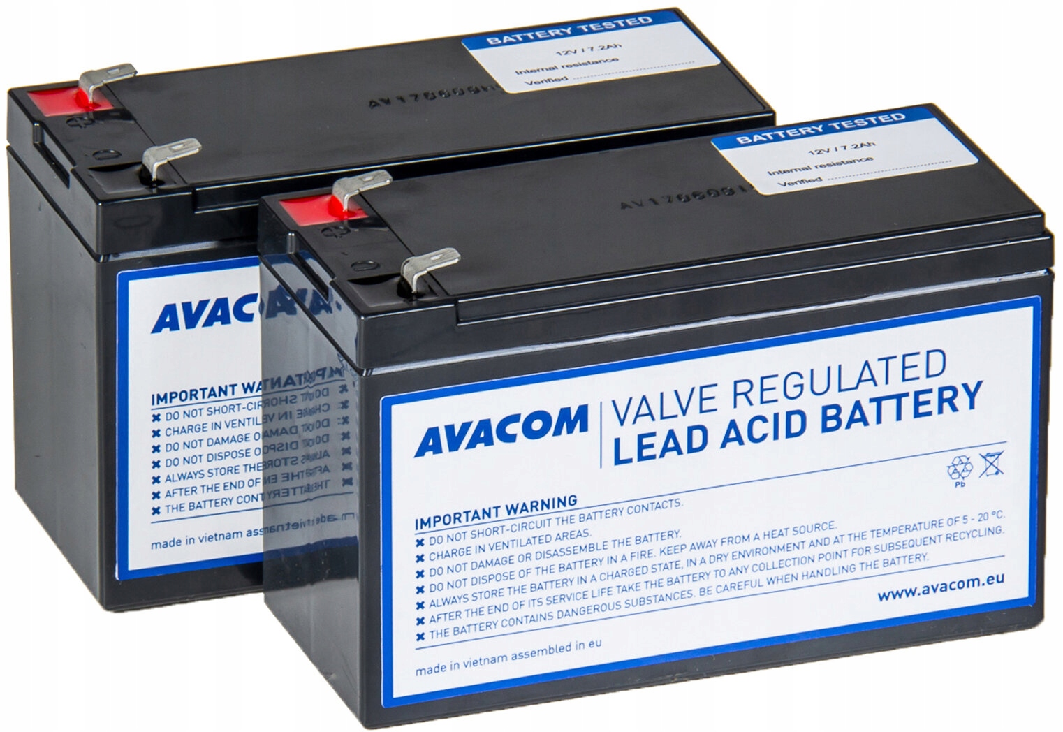 Bateriový kit Avacom RBP02-12072-KIT baterie pro Ups