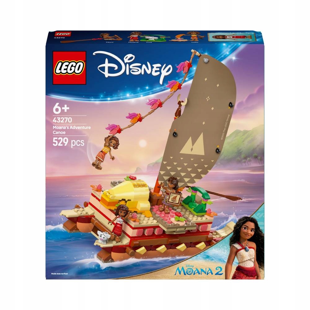 Lego 43270 Disney Princess Kajakové dobrodružství Vaiany