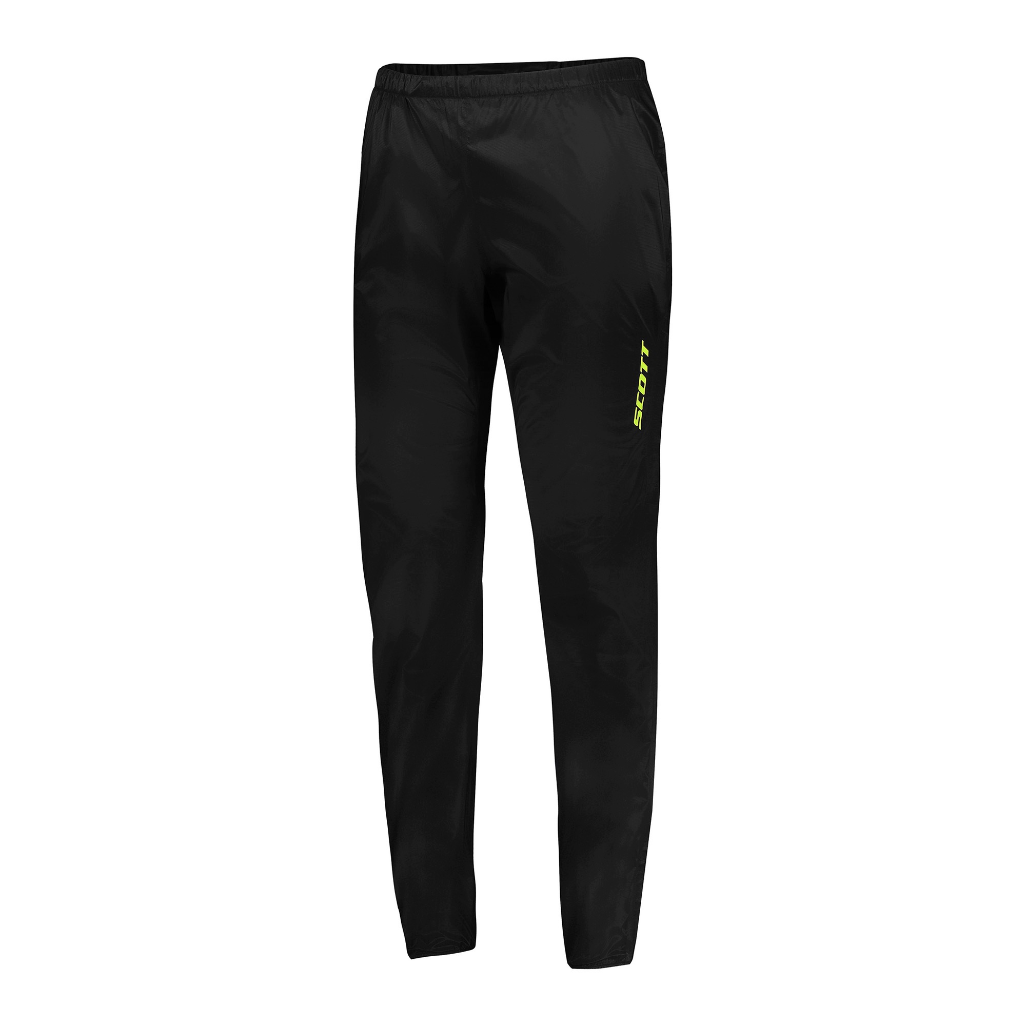 Spodnie do biegania męskie Scott Rc Run Waterproof black/yellow