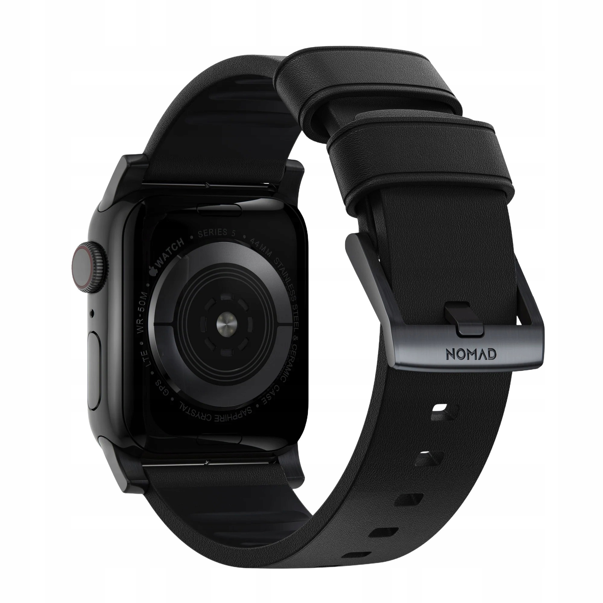 Pásek Nomad pro Apple Watch 4/5/6/7/8/9/SE 44/45 mm, kožený, voděodolný