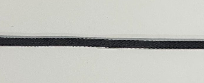 Gumička pletená černá 5mm pro masky 100 mb