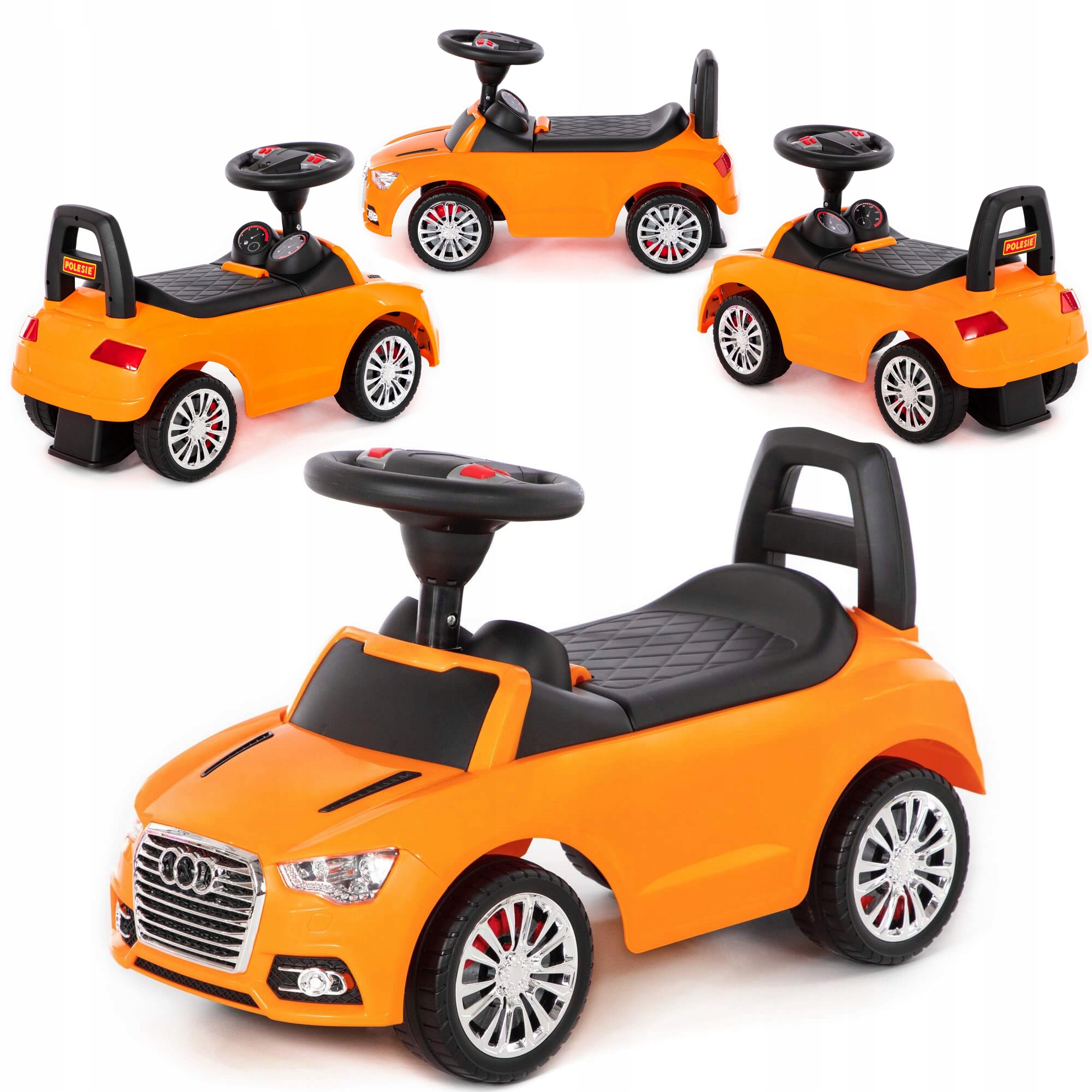 Wader Jeździk SuperCar2 dźwięk Pchacz Auto Orange