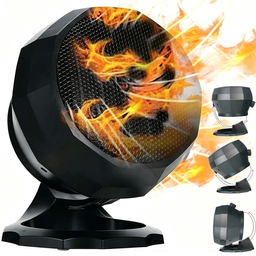 1800W Elektrický ohřívač Termoventilátor Ptc 3 Režimy Přenosný