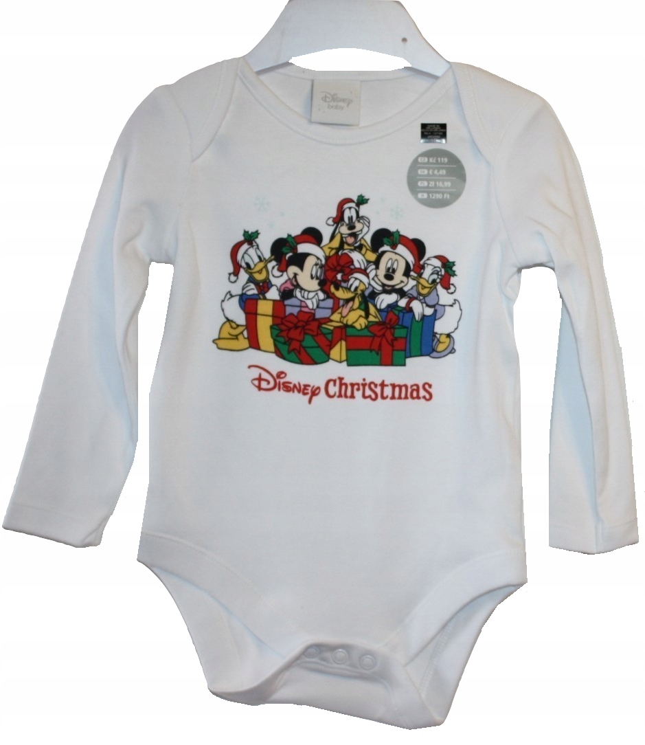 Body Disney 68 3-6 prezent Mikołaj święta