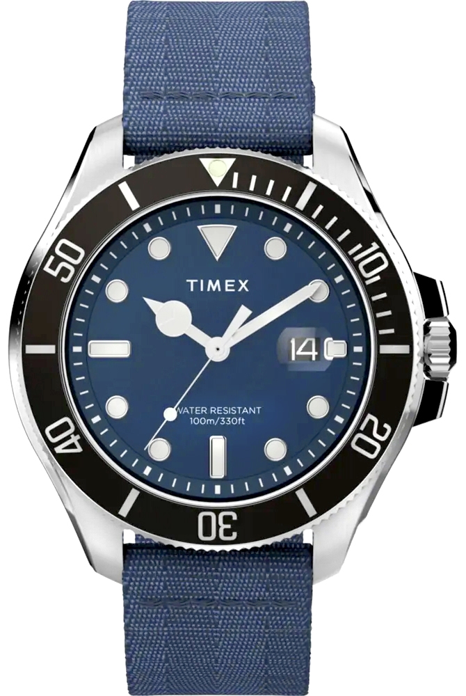 Pánské hodinky Timex Harborside Coast 43 mm Látkový řemínek, křemenný