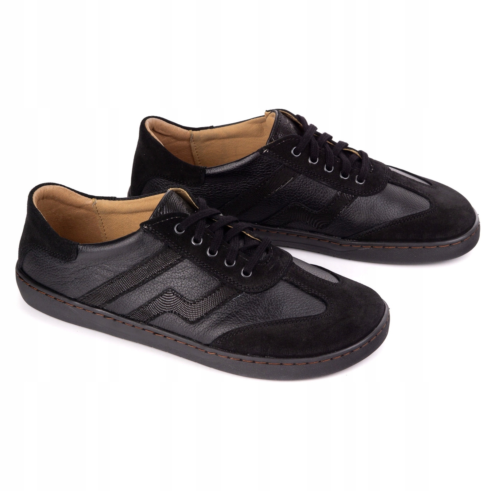 Dámské kožené barefootové boty Olivier Eliza černé 39