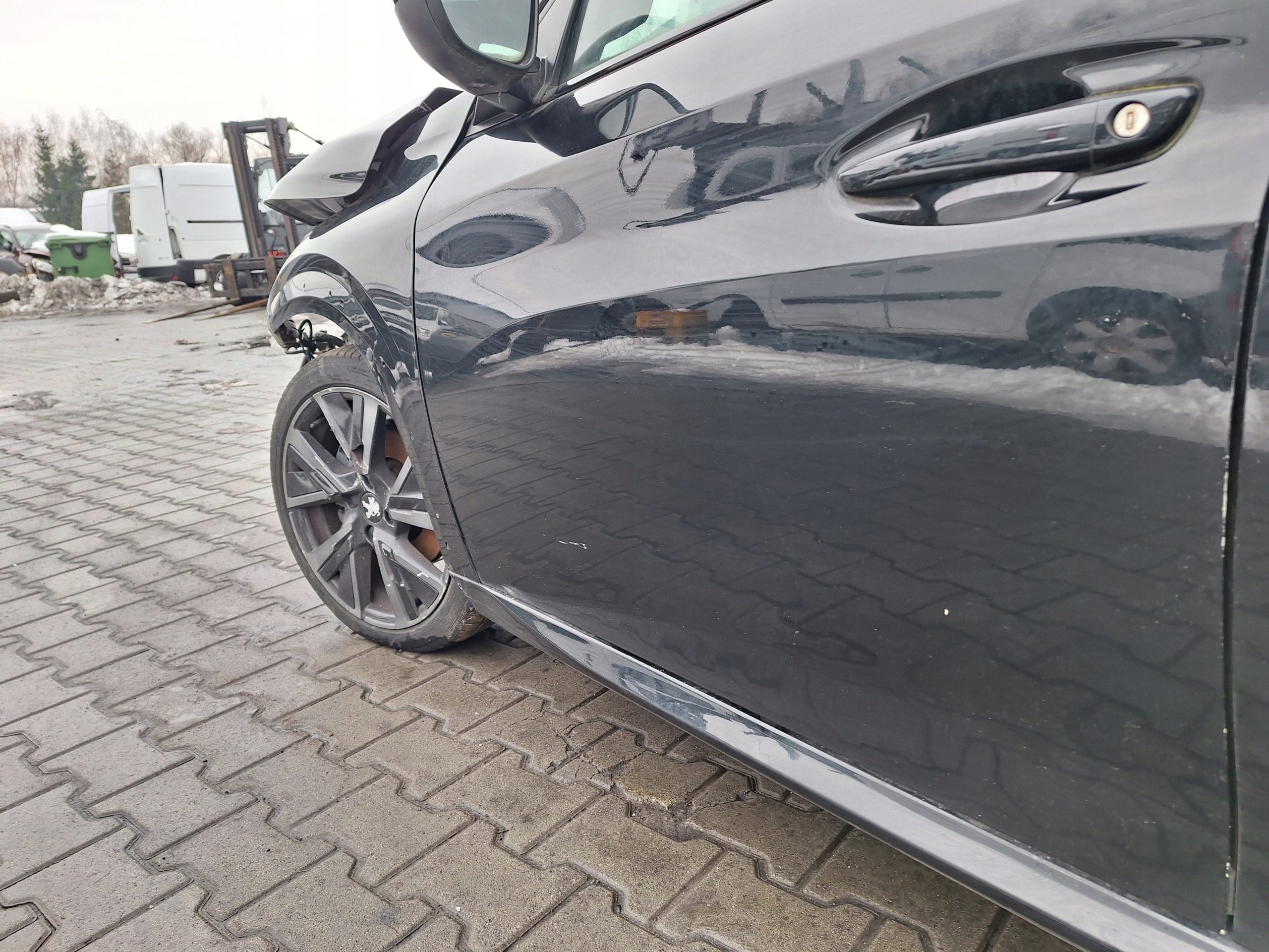PEUGEOT e208 208 II 2 19- black, door front left left front KTVD
