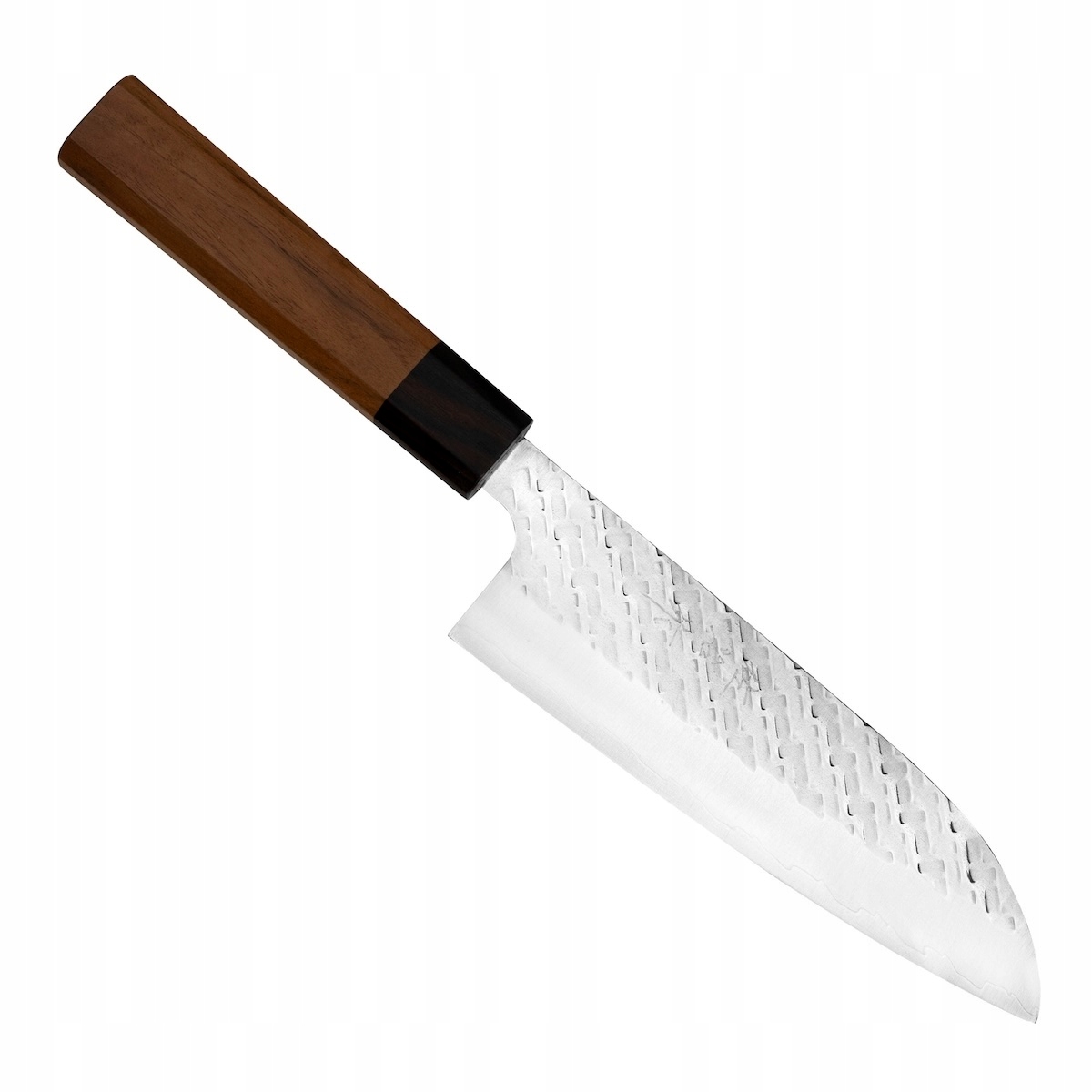 Takeshi Saji Strix Ručne kovaný japonský ostrý kuchynský nôž Santoku 18 cm
