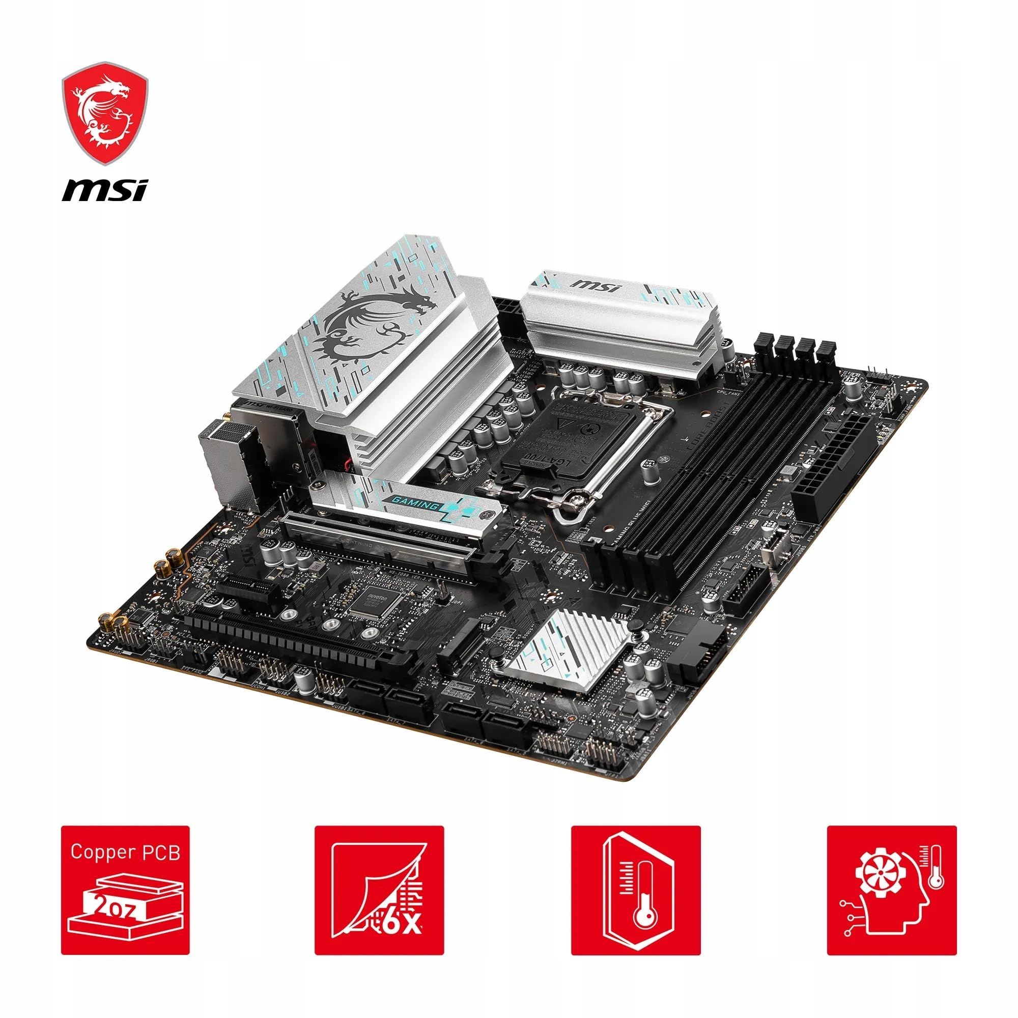 Płyta główna MSI B760M GAMING PLUS WIFI DDR5 micro ATX Intel socket 1700